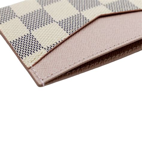 louis vuitton card holder damier azur|louis vuitton damier azur collection.